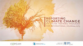 Reporting climate change and sustainable development